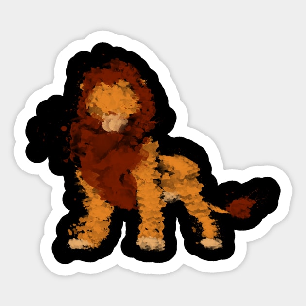 Lion King Mufasa Sticker by Wimido